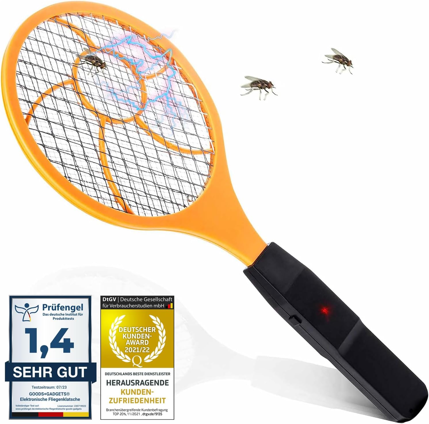 Elektrische Fliegenklatsche - Mücken- & Insektenvernichter