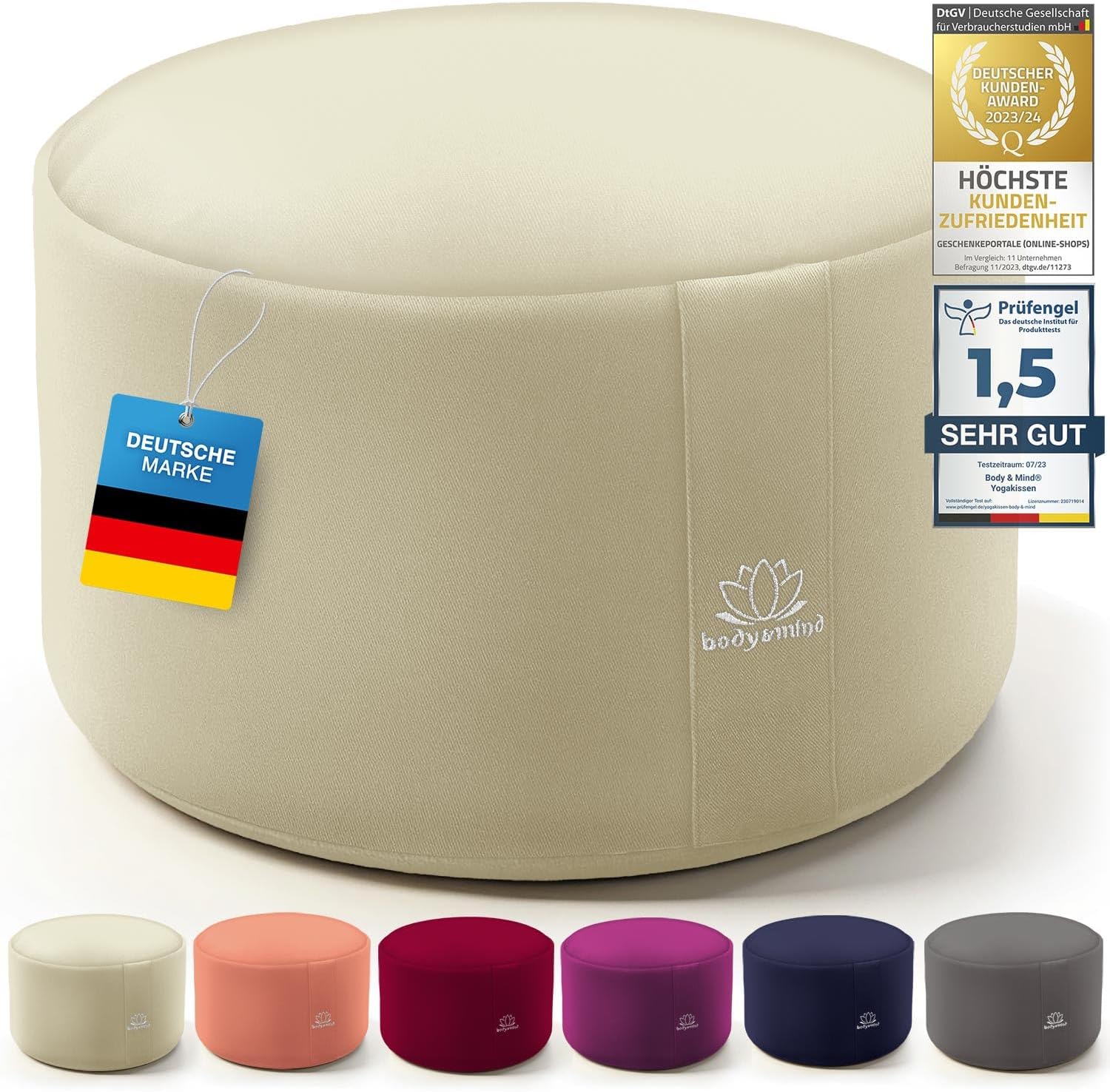 Yoga Meditationskissen - Ergonomisches Bodenkissen zur Entspannung