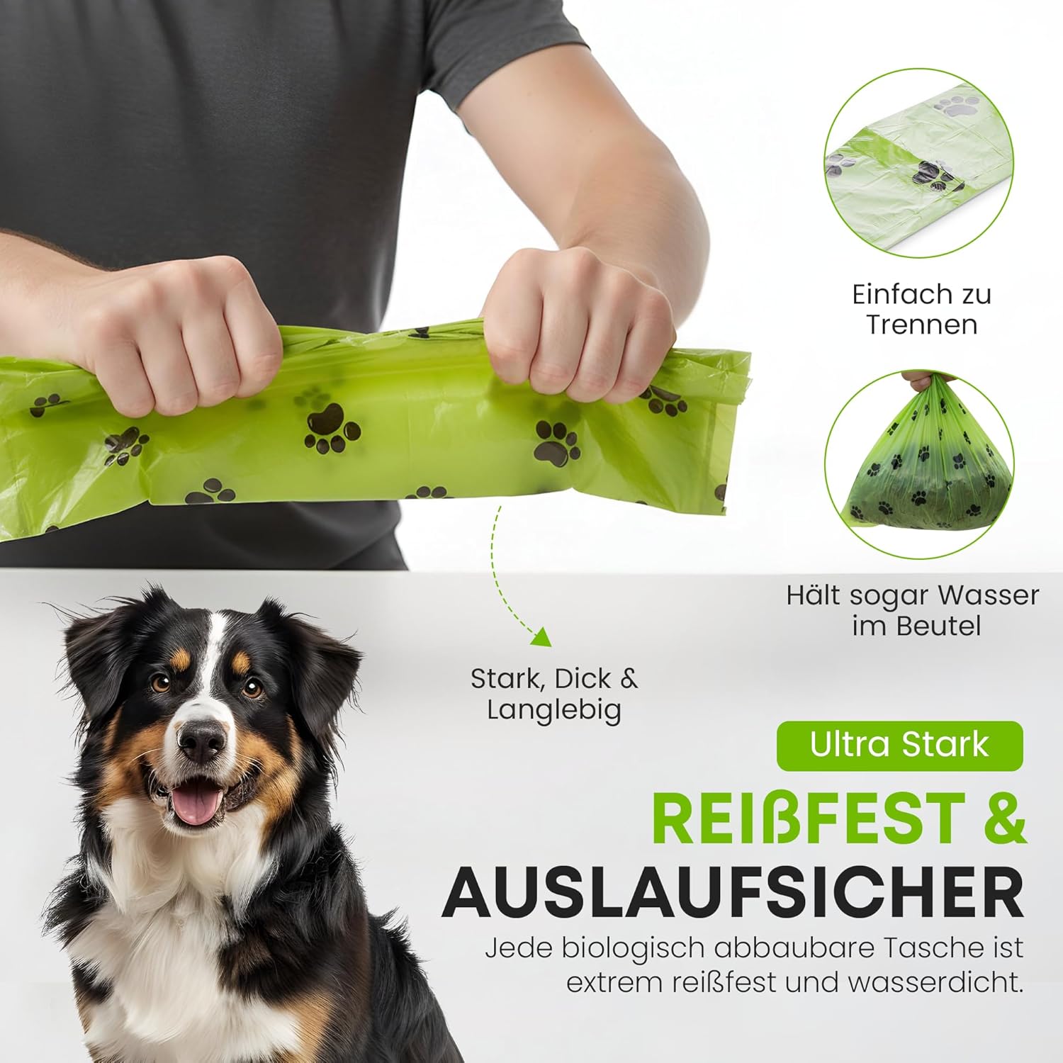 Reißfeste Hundekotbeutel – Umweltfreundlich & Auslaufsicher