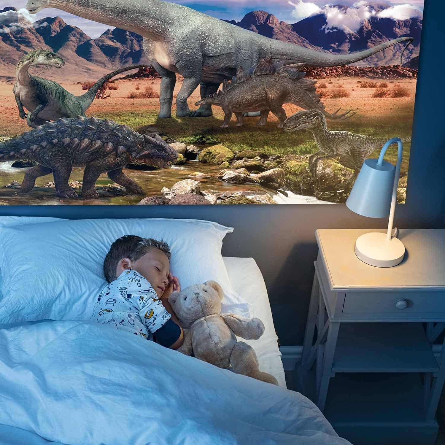 XXL Dinosaurier Poster 90x45cm - Premium Dino Wandbild für Kinder