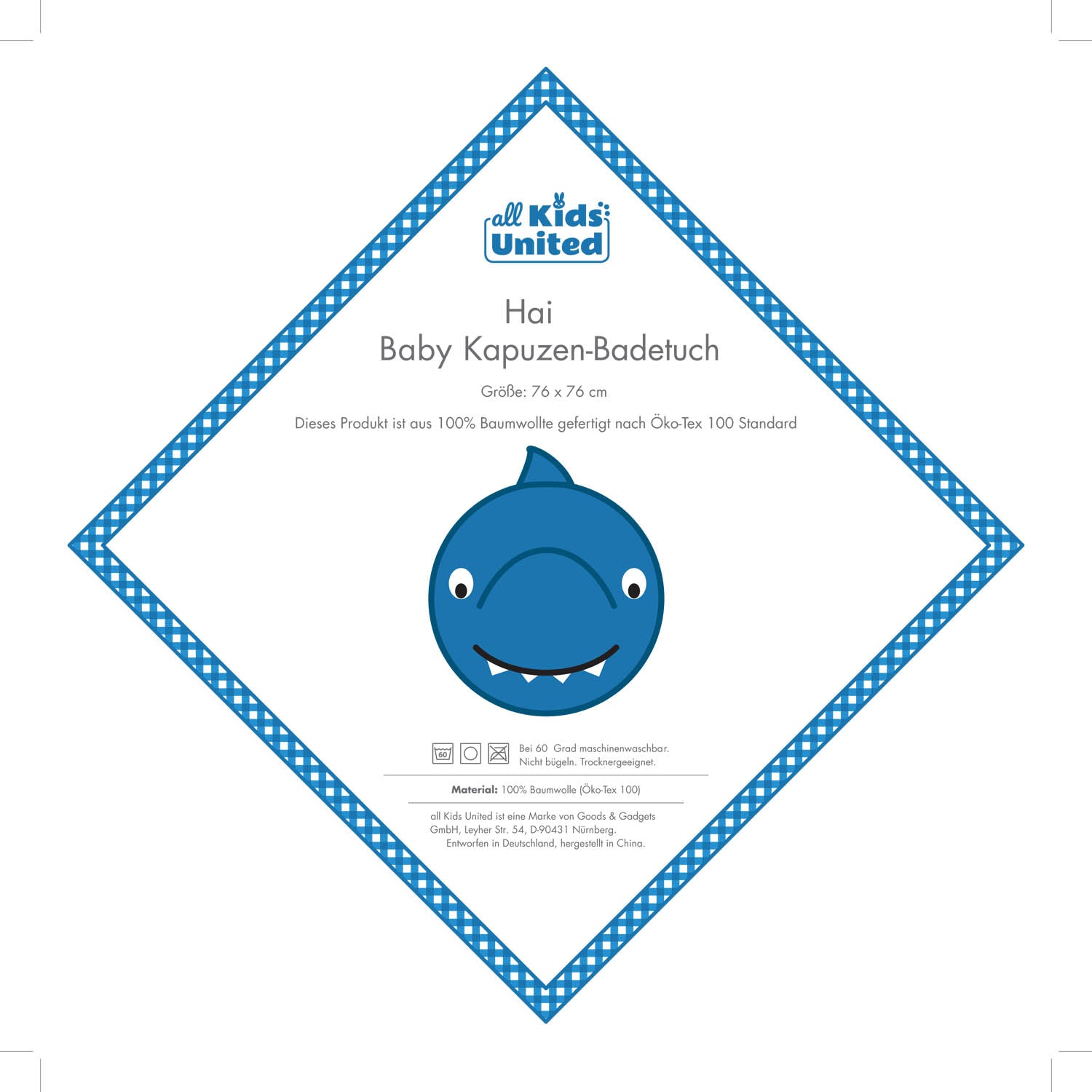 All-Kids-United-Badeponcho-Hai