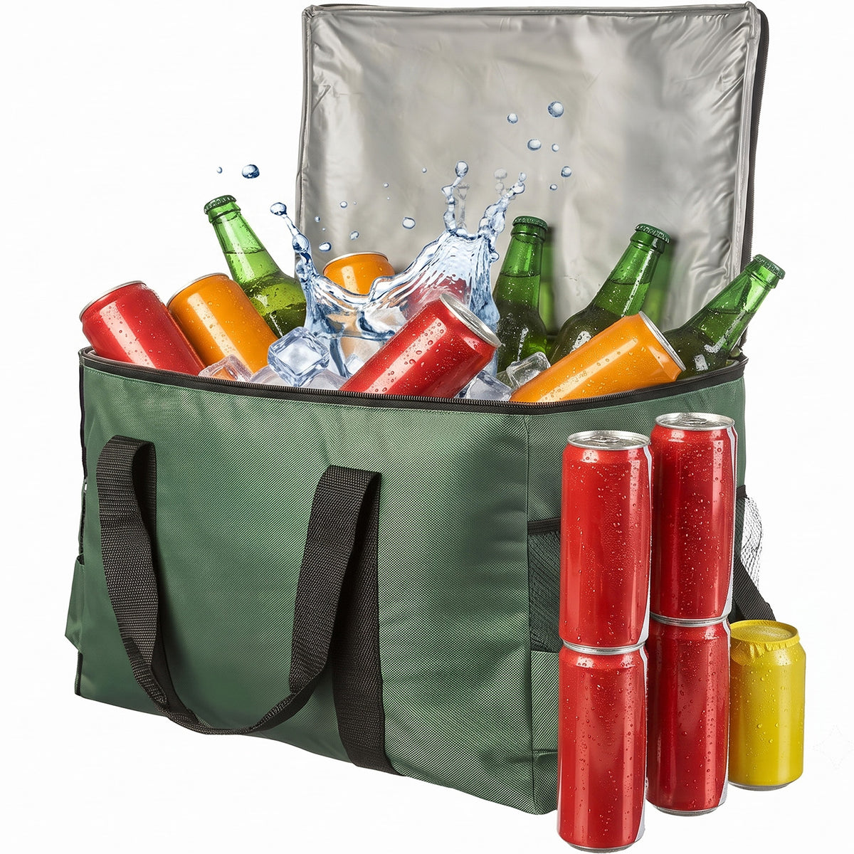 XXL Kühltasche 45L - Isolierte Thermotasche für Picknick & Camping