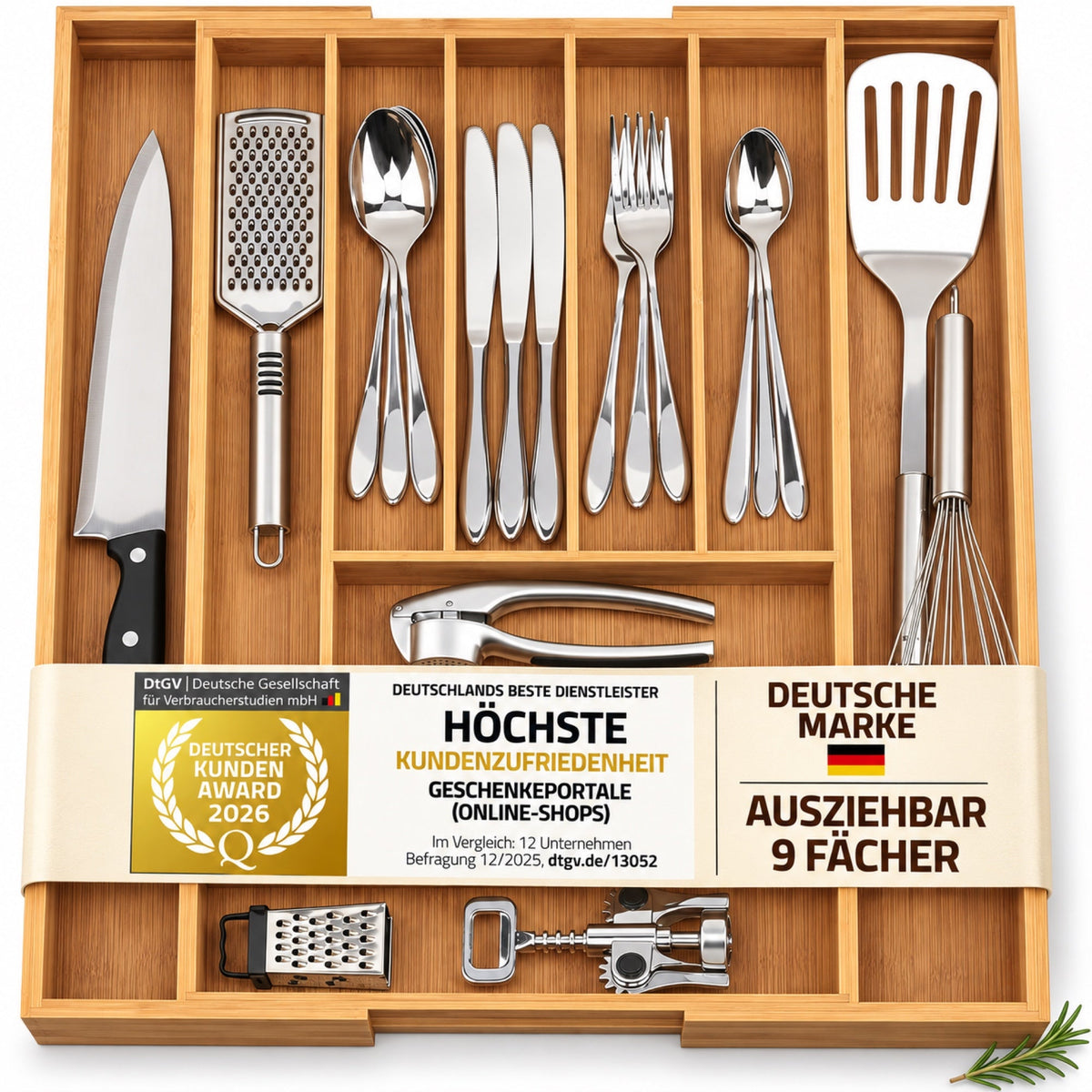 Besteckeinsatz ausziehbar XL – SKU 48509078