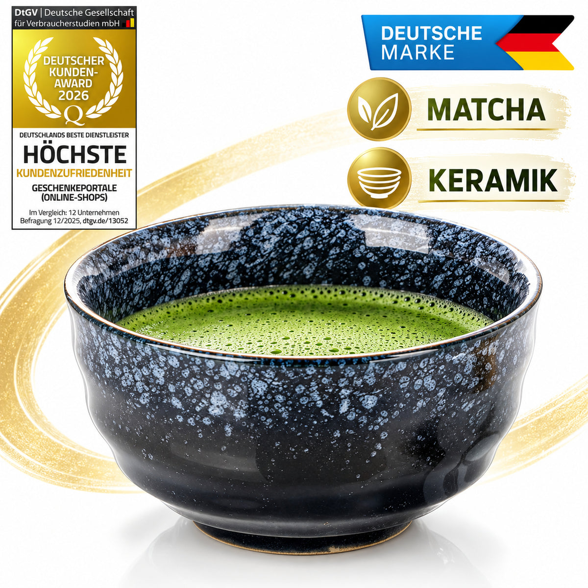 Luxus Matcha Tee-Set Deluxe - Traditionelles Teezeremonie-Set