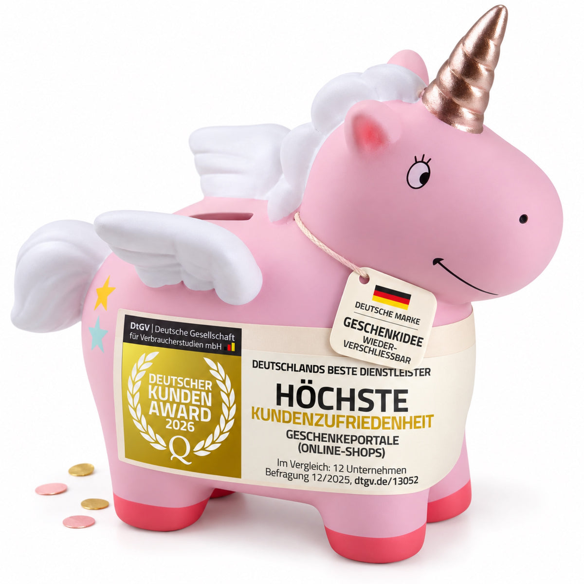Keramik-Sparschwein Einhorn – SKU 64998877