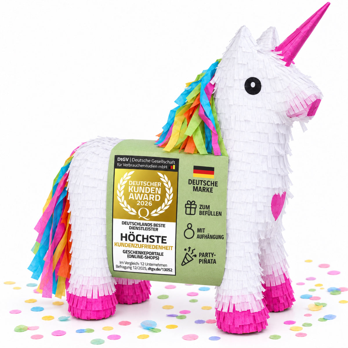 Goods+Gadgets Einhorn-Piñata zum Befüllen