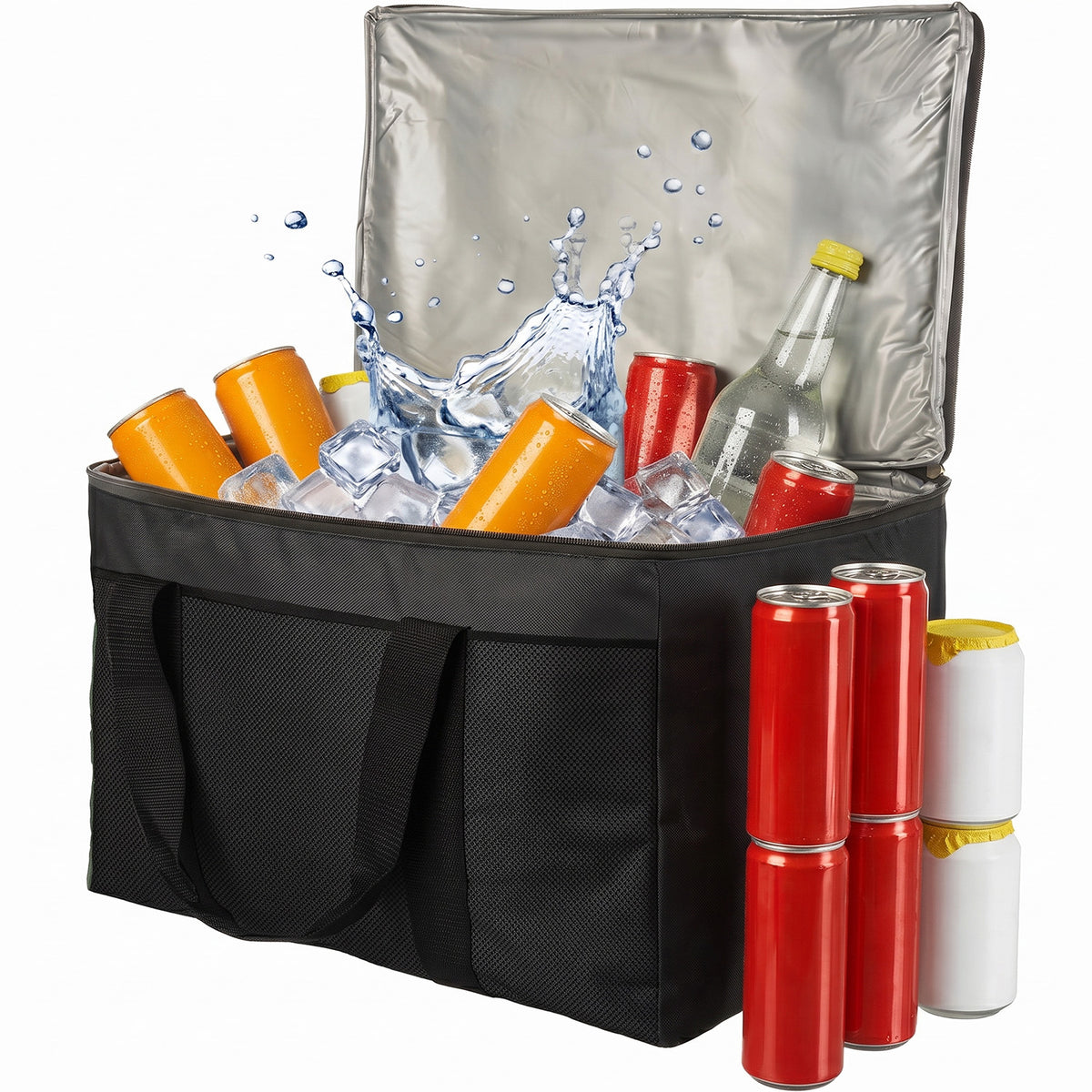 XXL Kühltasche 45L - Isolierte Thermotasche für Picknick & Camping