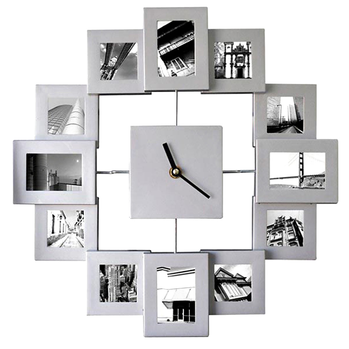 Bilderrahmenuhr-Fotorahmen-Wanduhr