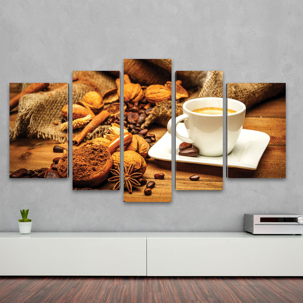 Coffee-Shop-Leinwand-auf-Keilrahmen-Kaffee