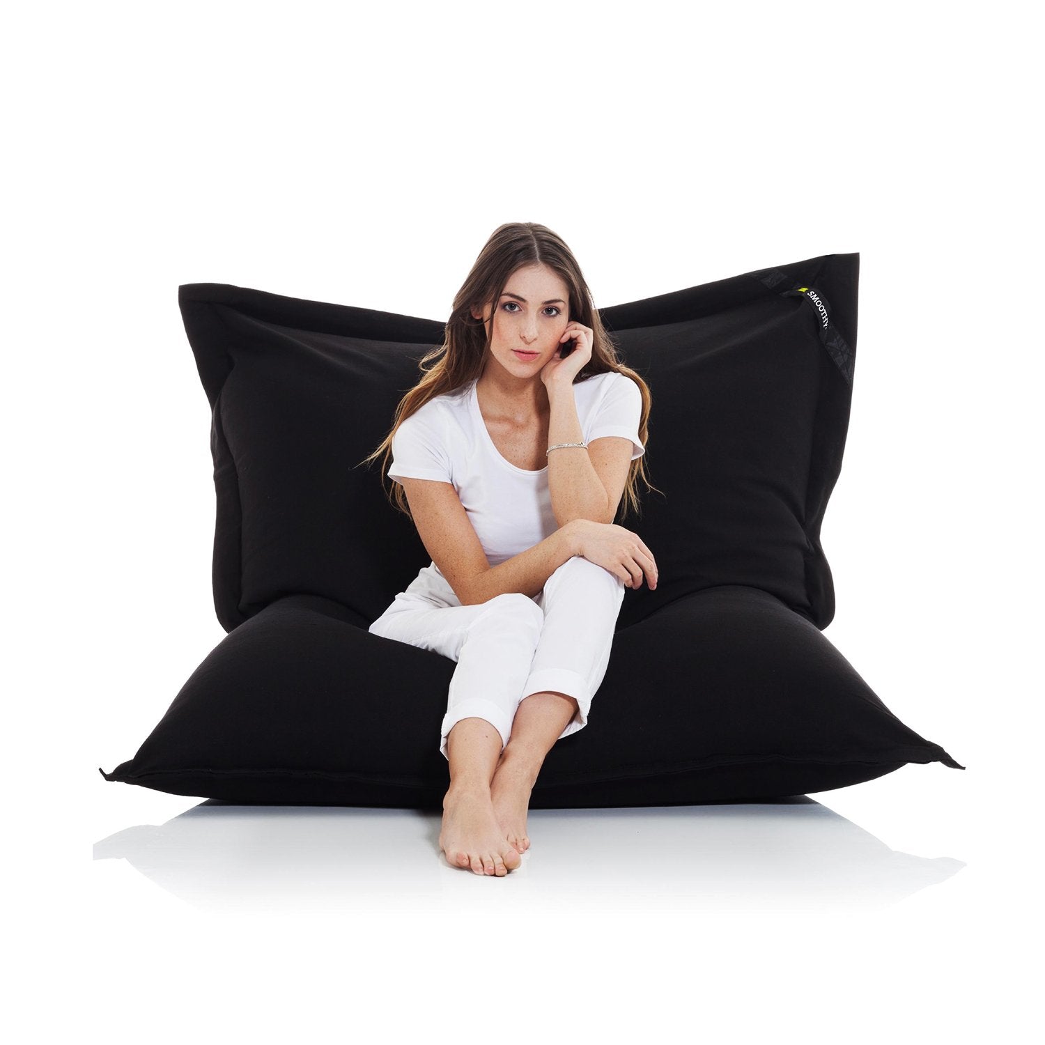 Cotton-Schwarz-Sitzsack