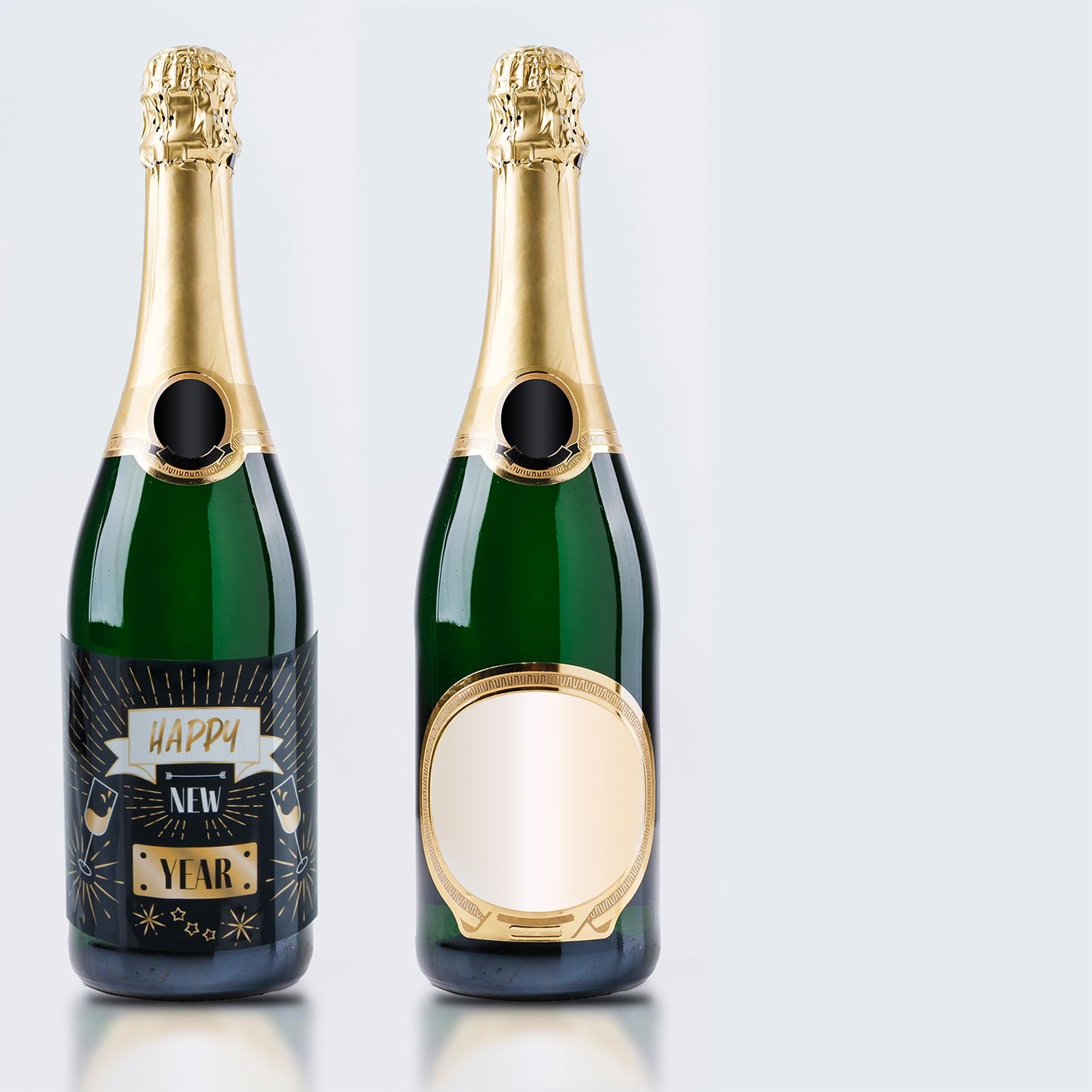 3x Flaschenetikett Flaschen Aufkleber - Verdient bestanden - zum Feiern von Prüfungen