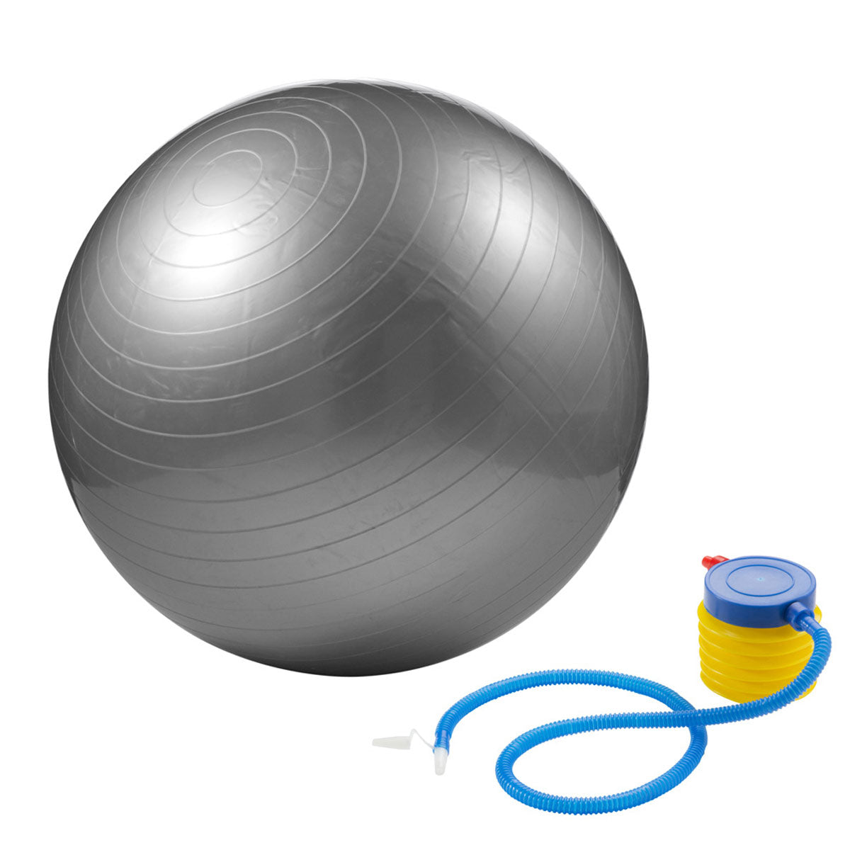 Gymnastikball-Silber-65cm