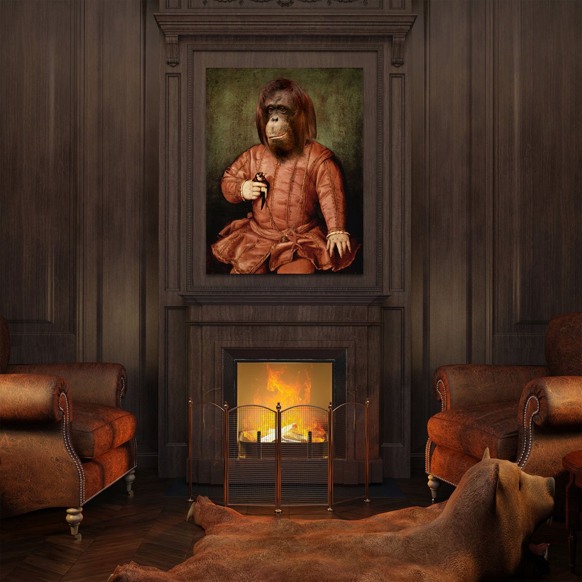 Orang-Utan-Gemaelde