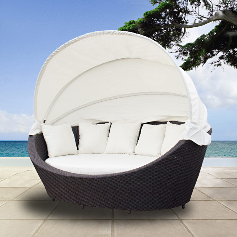 sonnensegel für sonneninsel Sonnenliege - Sonneninsel Lounge aus Polyrattan