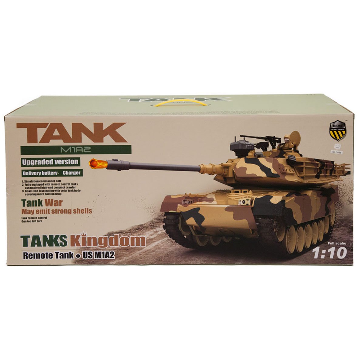 Riesiger-1-10-Massstab-Modellbau-Panzer-XXL