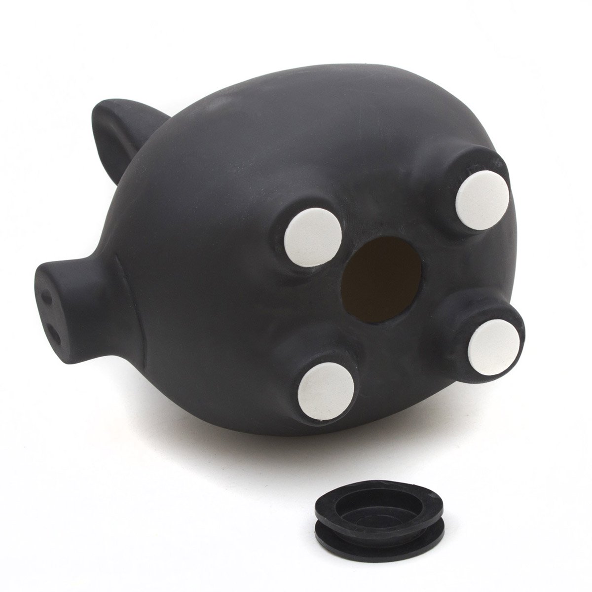 Schwarzes-Sparschwein-mit-Kreide-aus-Keramik