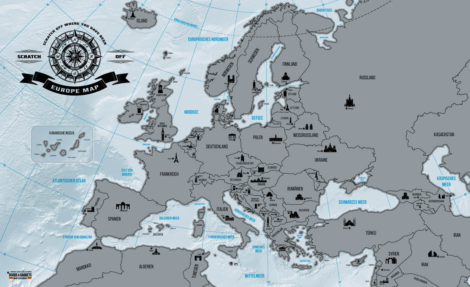 Scratch-off-Europe-Map