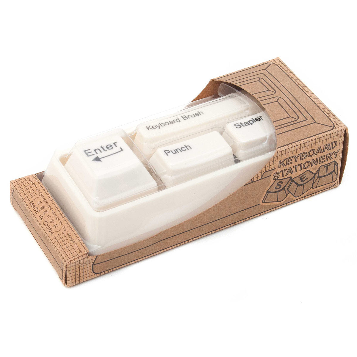 Set-Schreibtisch-Utensilien-Keyboard-Tastatur