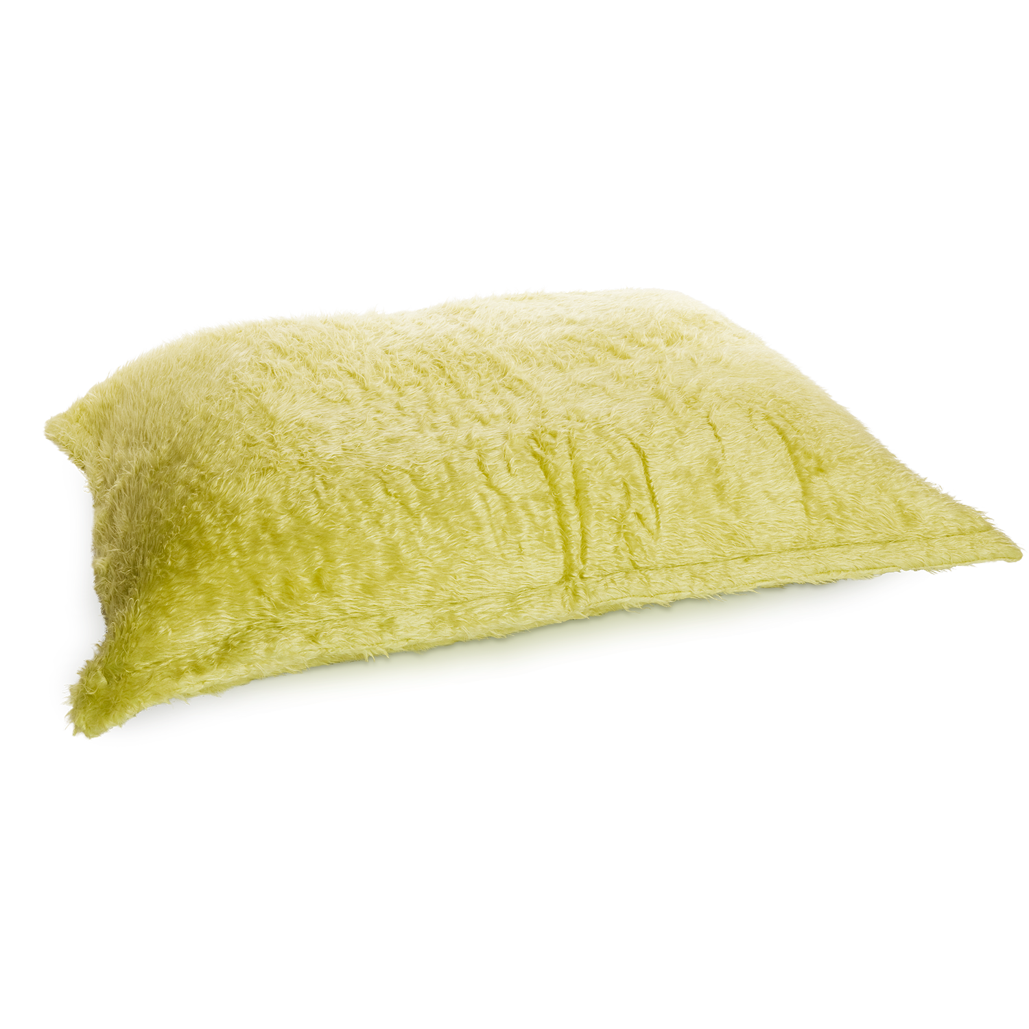 Sitzsack-Flokati-gruen