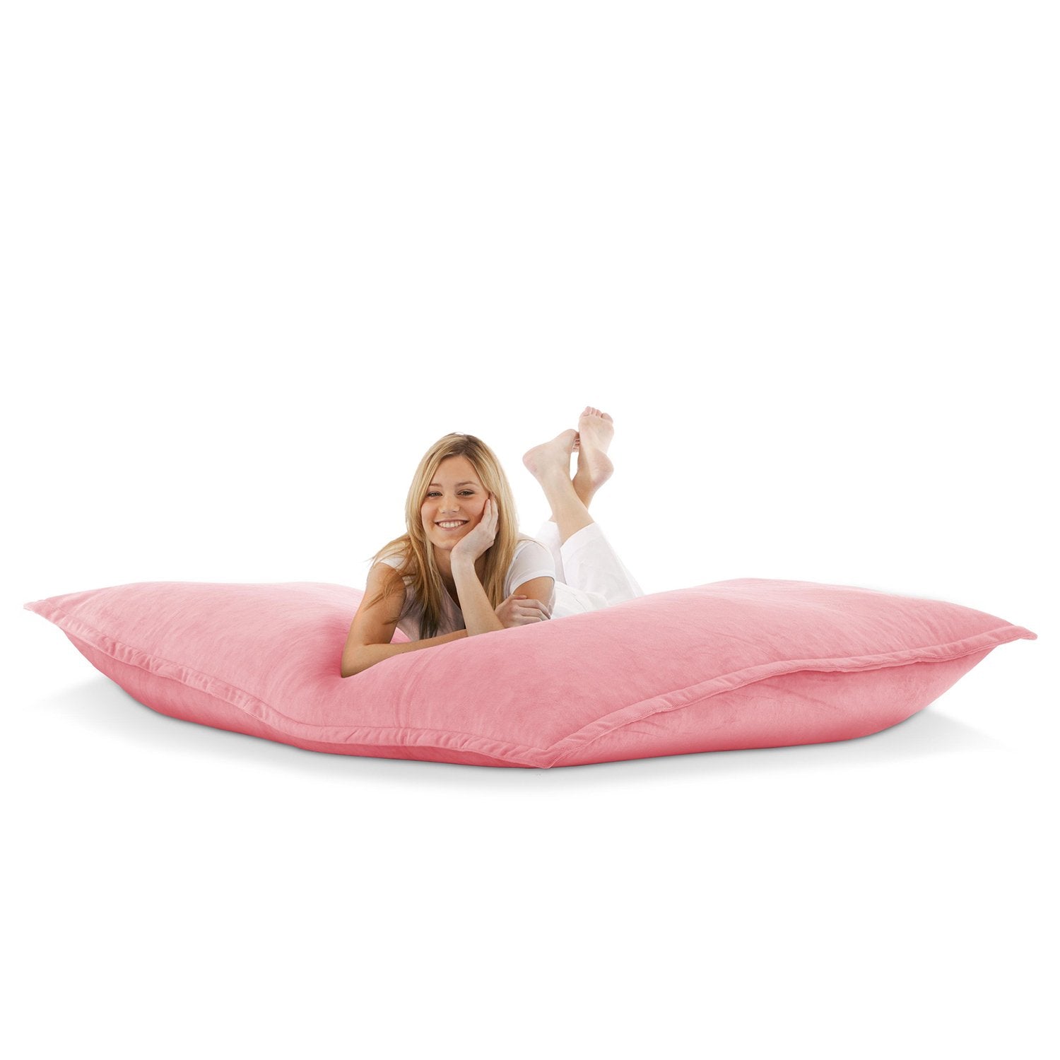 Sitzsack-Samt-pink
