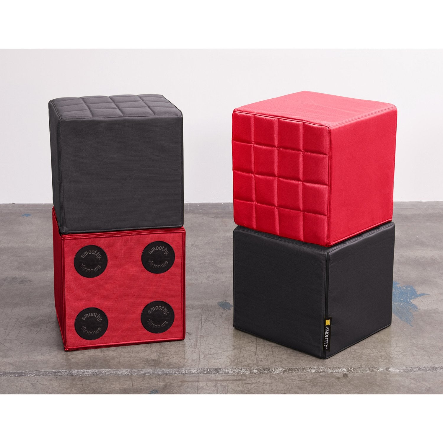 Smoothy-Cube-Sitzwurfel-Rot