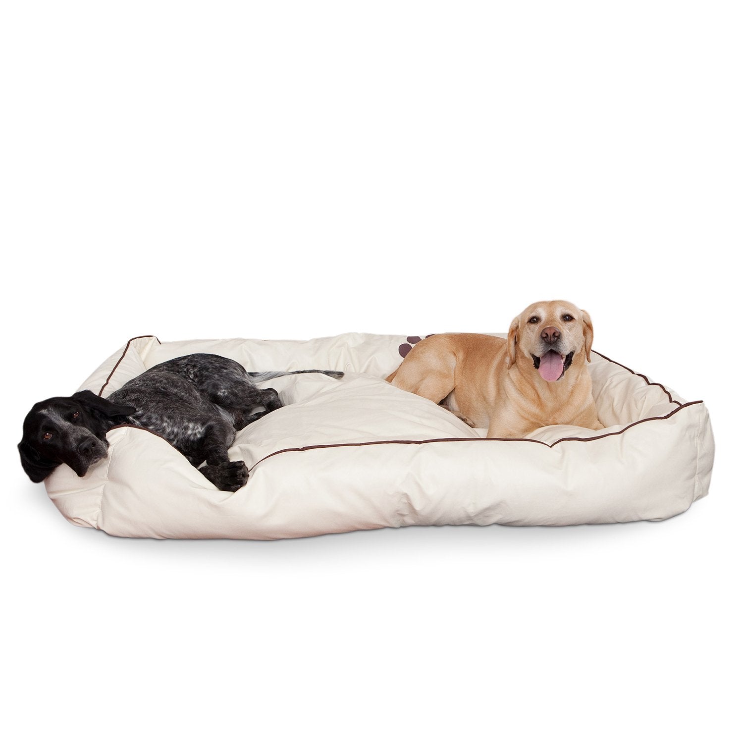 Smoothy-Hundebett-Leder-BeigemhF7LyJFYPsue