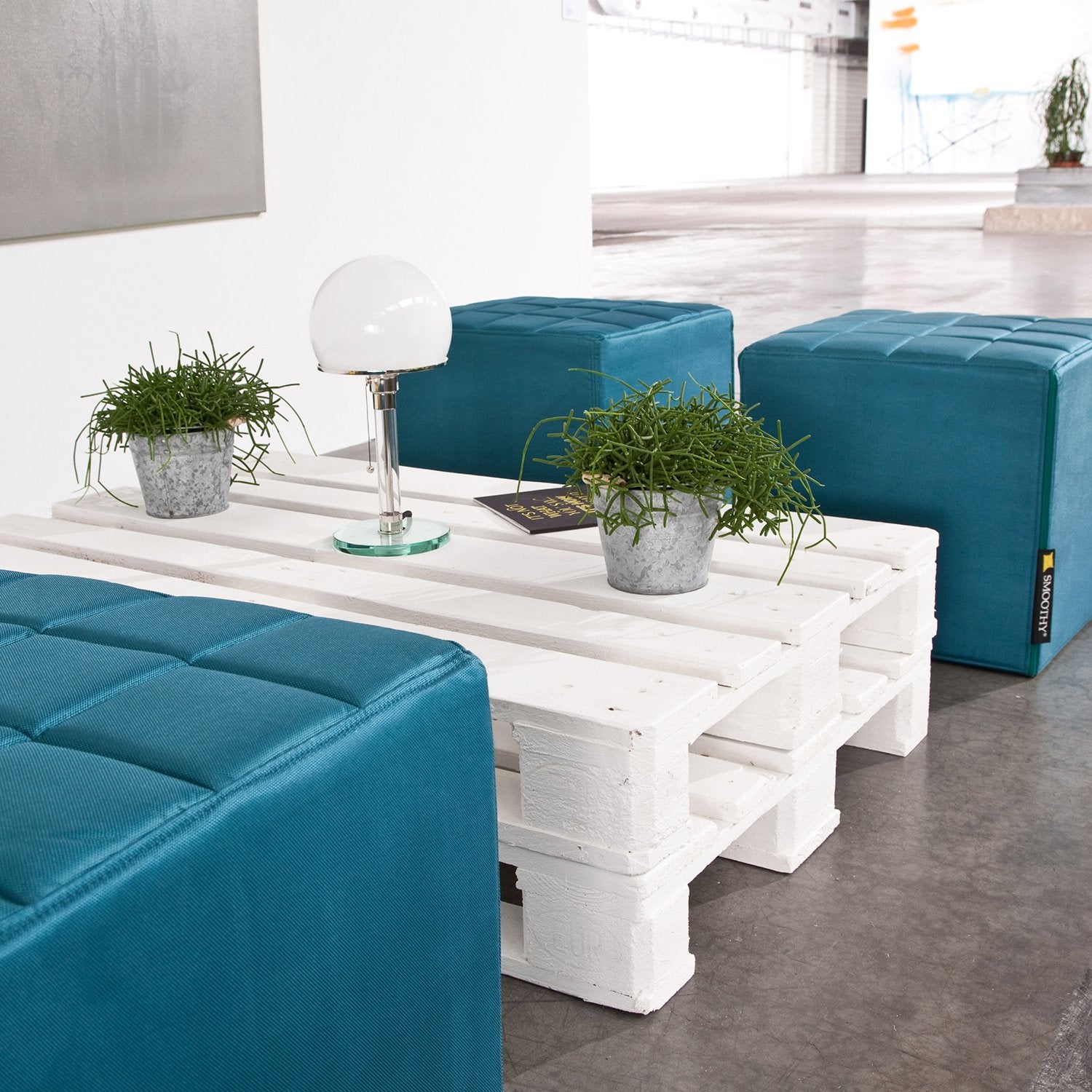 Smoothy-Lounge-Sitzwurfel-Petrol