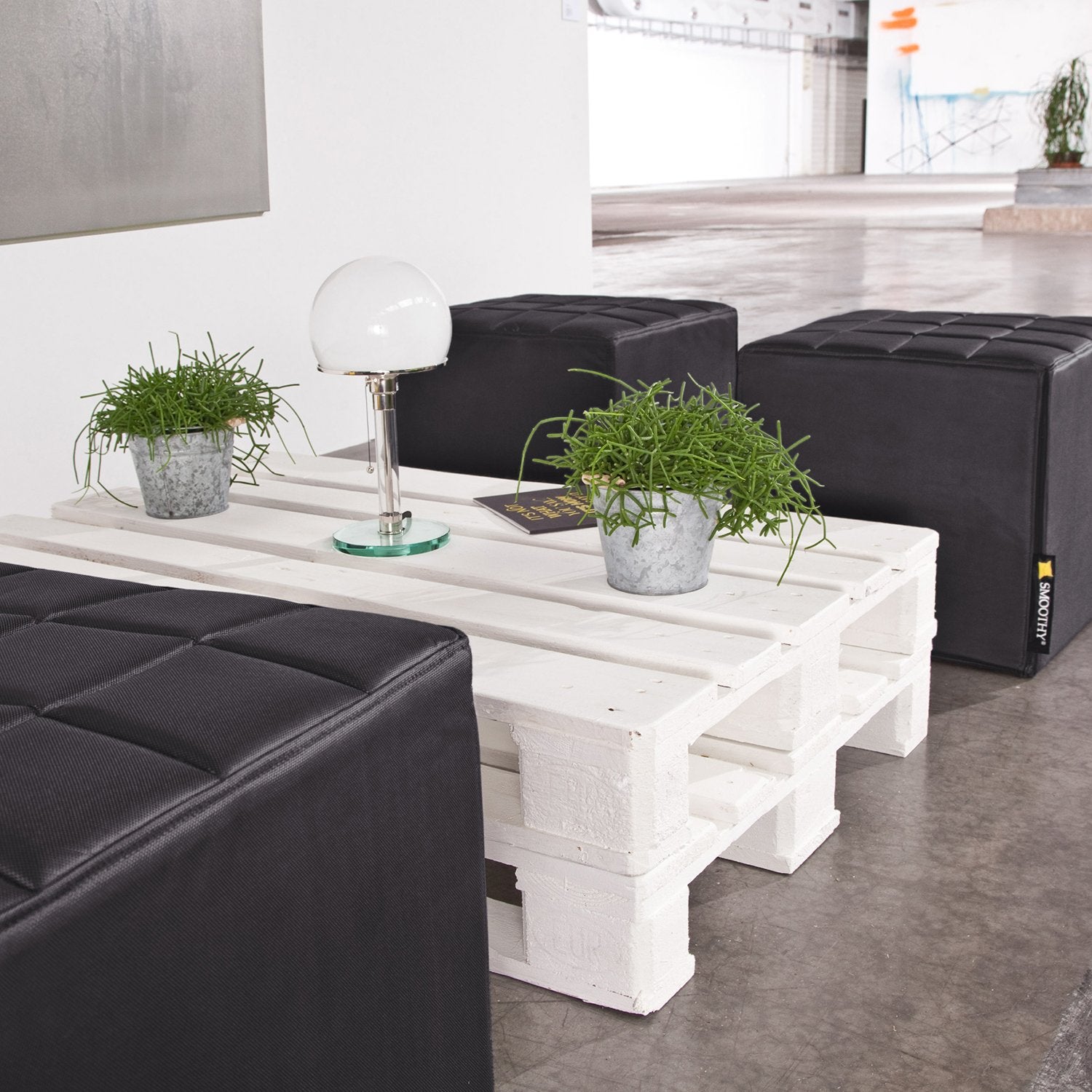 Smoothy-Lounge-Sitzwurfel-Schwarz