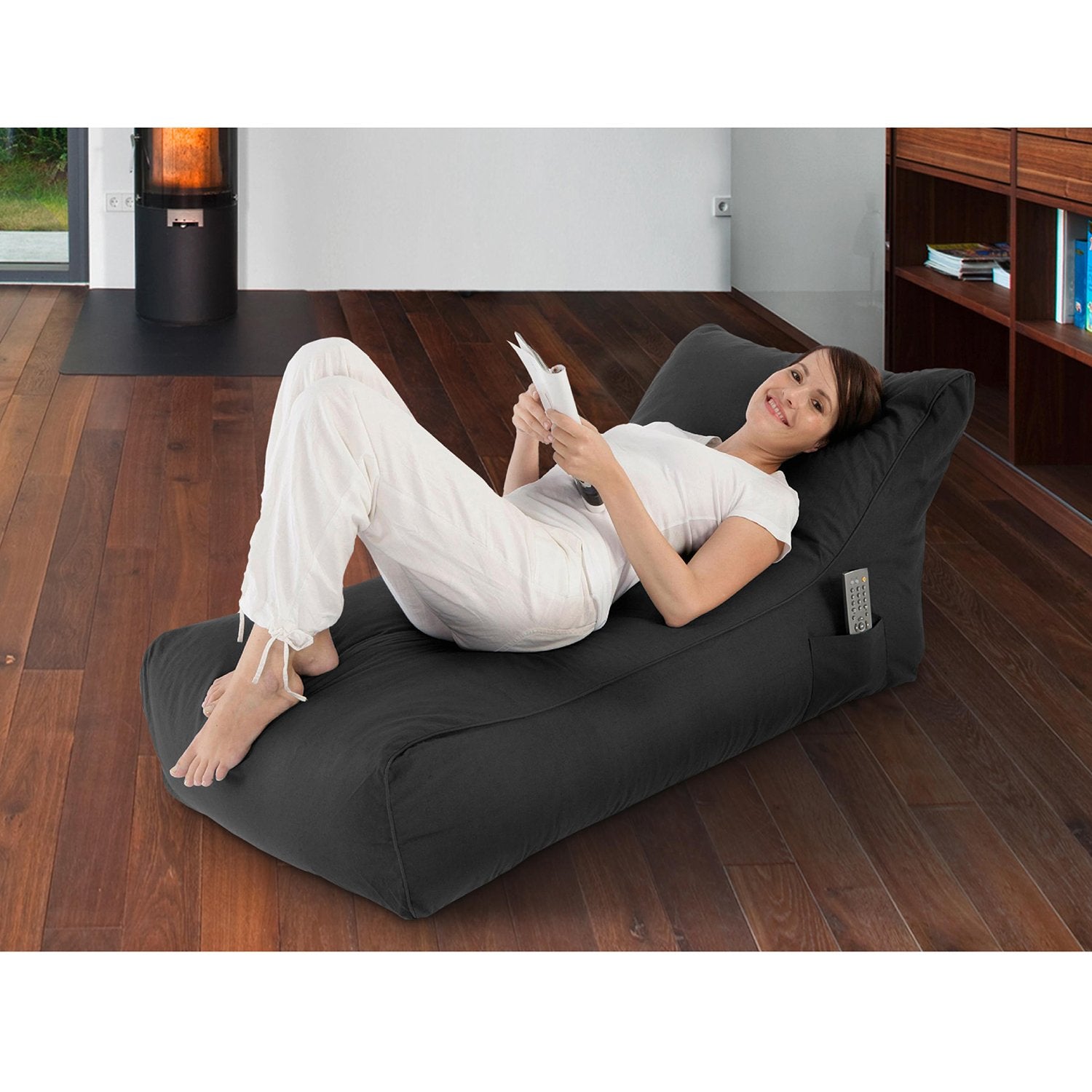 Smoothy-Sitzkissen-Lounge-Daybed-schwarz