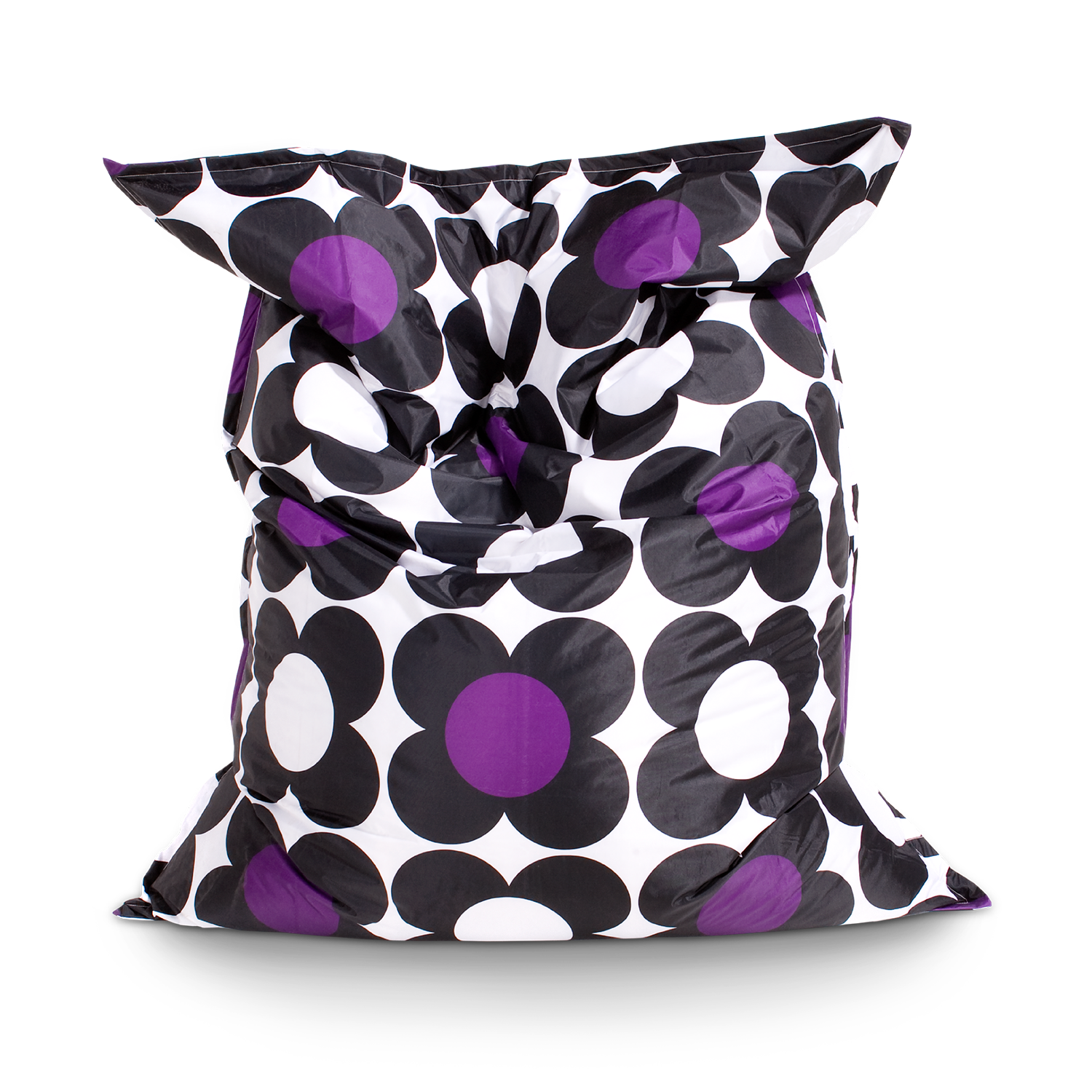 Smoothy-Sitzkissen-Nightflower-schwarz-violett