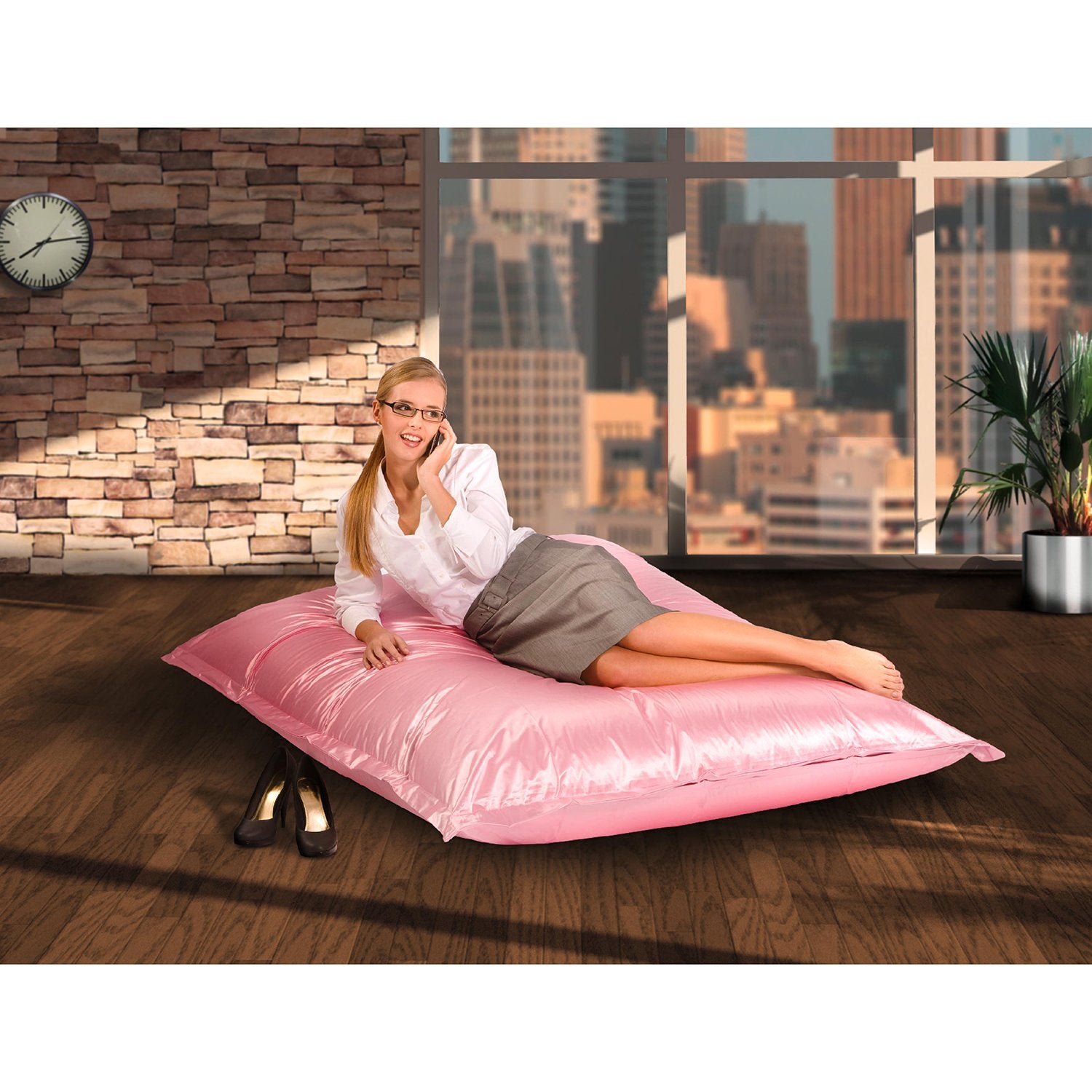 Smoothy-Sitzkissen-metallic-rose