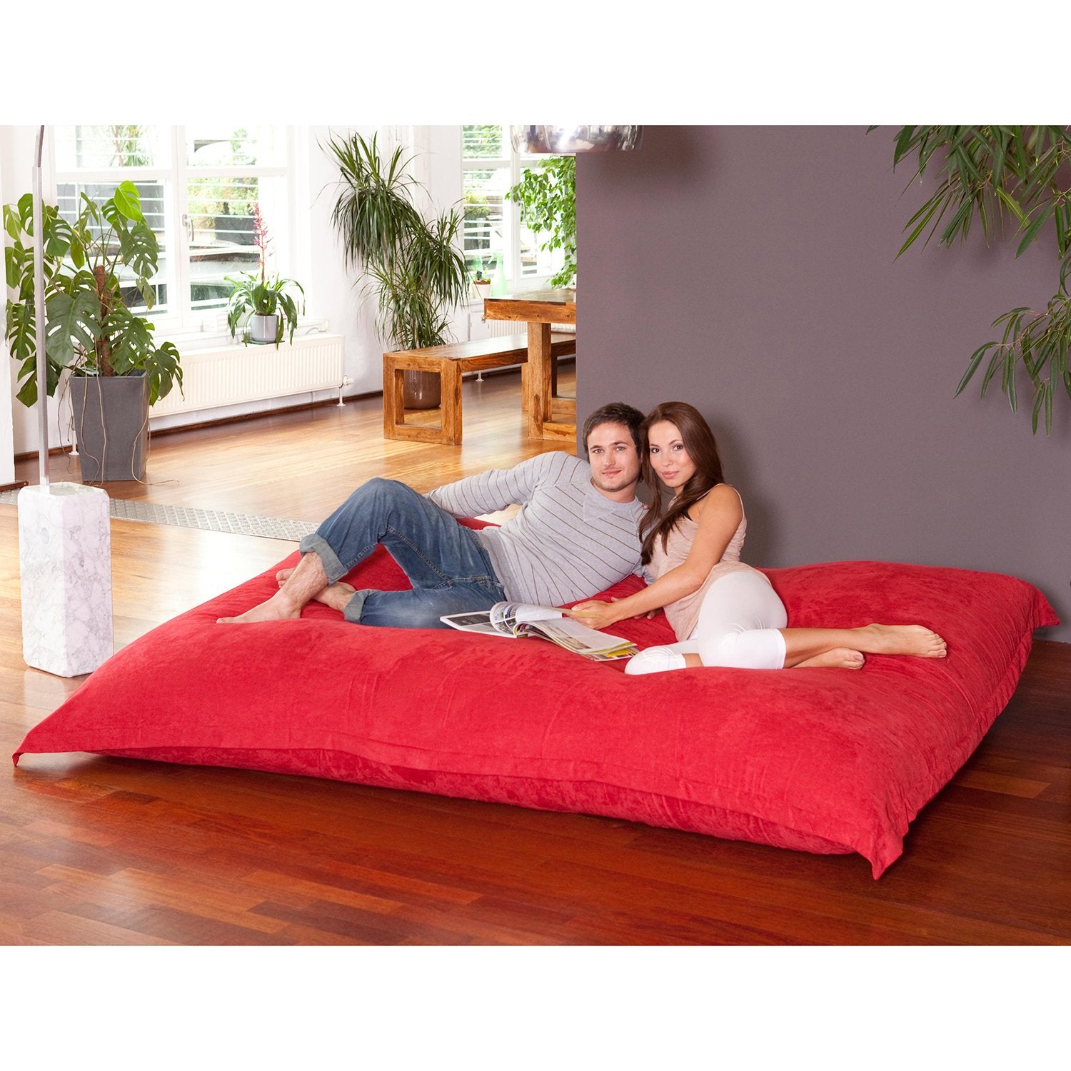 Smoothy-riesen-XXXXL-Sitzkissen-rot