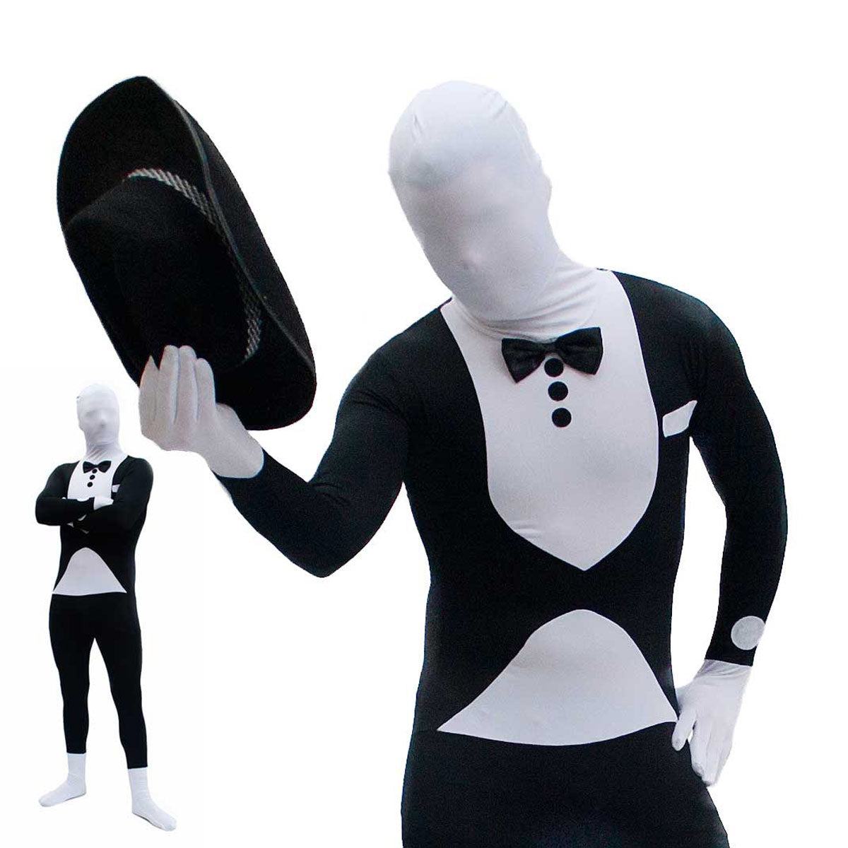 Spandex-Anzug-Smoking