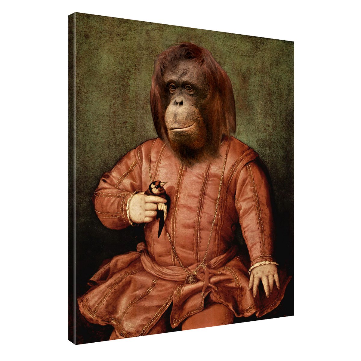 Tier-Portrait-Barock-Gemaelde-Oran-Utan