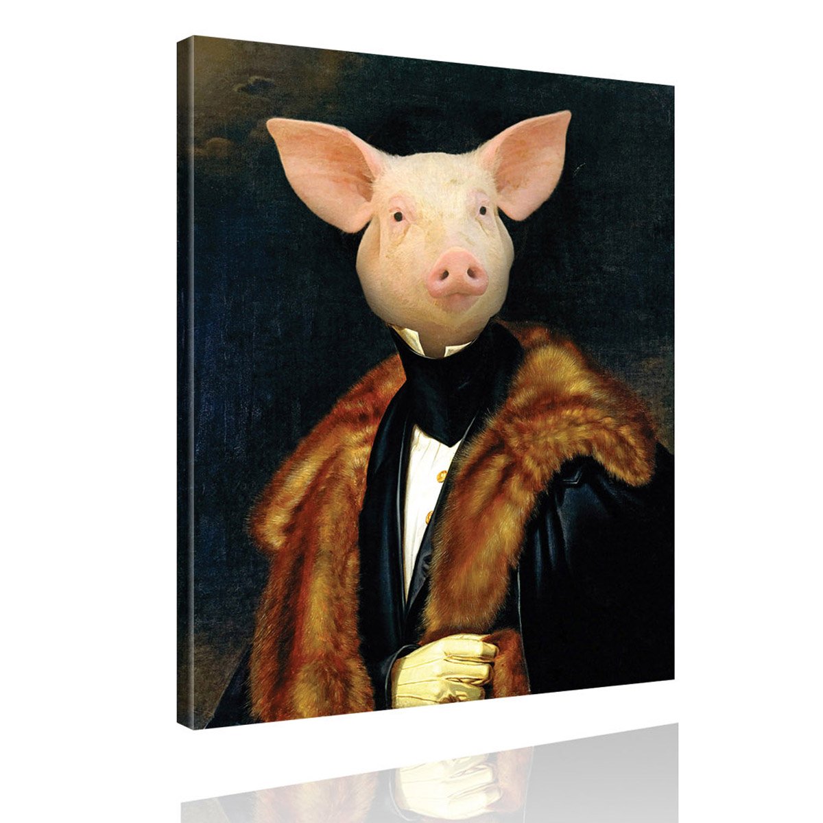 Tierportrait-Schwein