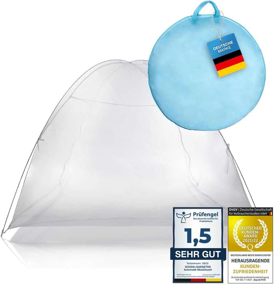 XXL Moskitozelt - Mobiler Insektenschutz für Camping & Reisen