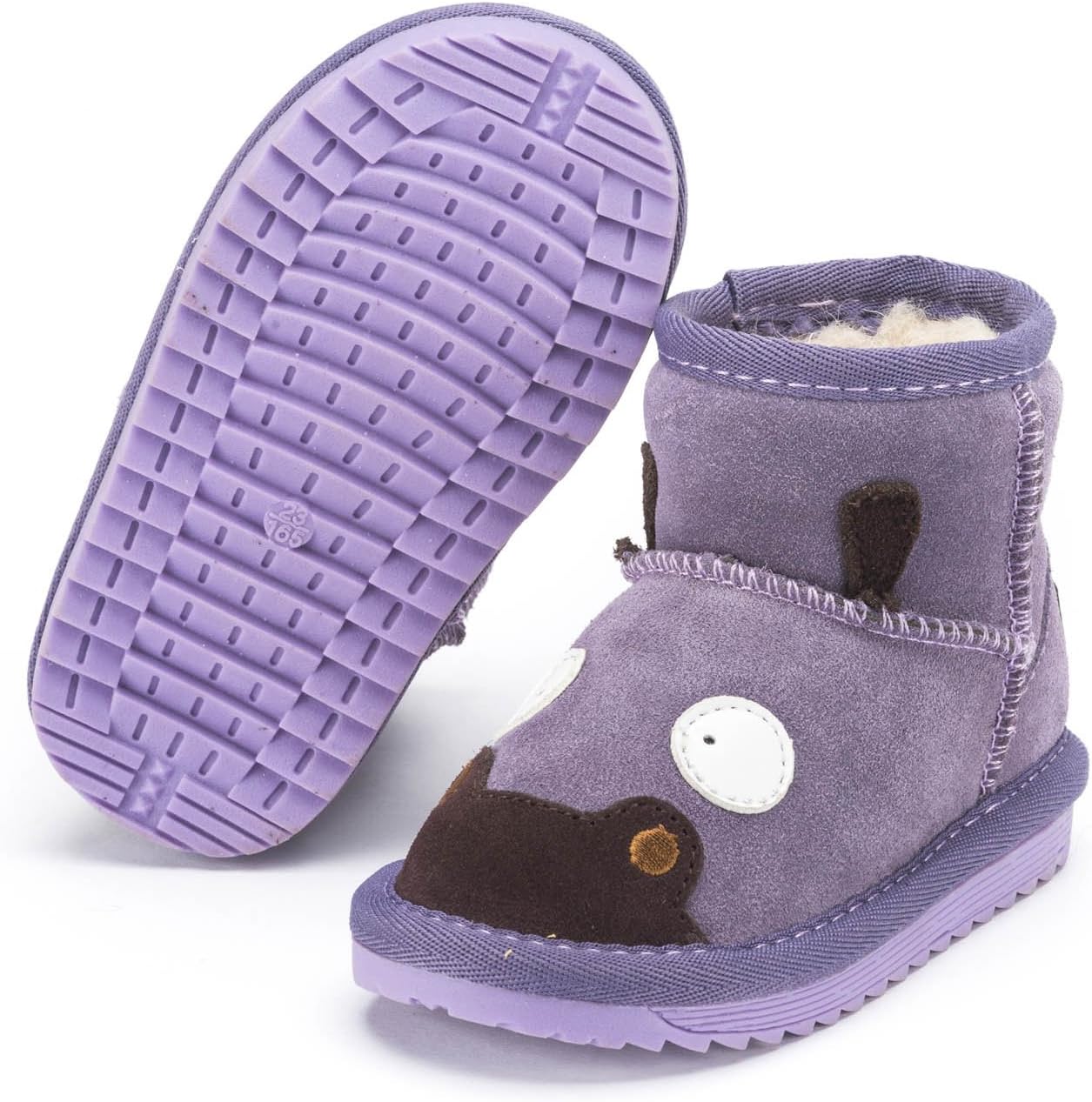 Snugs Kinder Lammfellstiefel – Warme Winterstiefel aus Rauleder