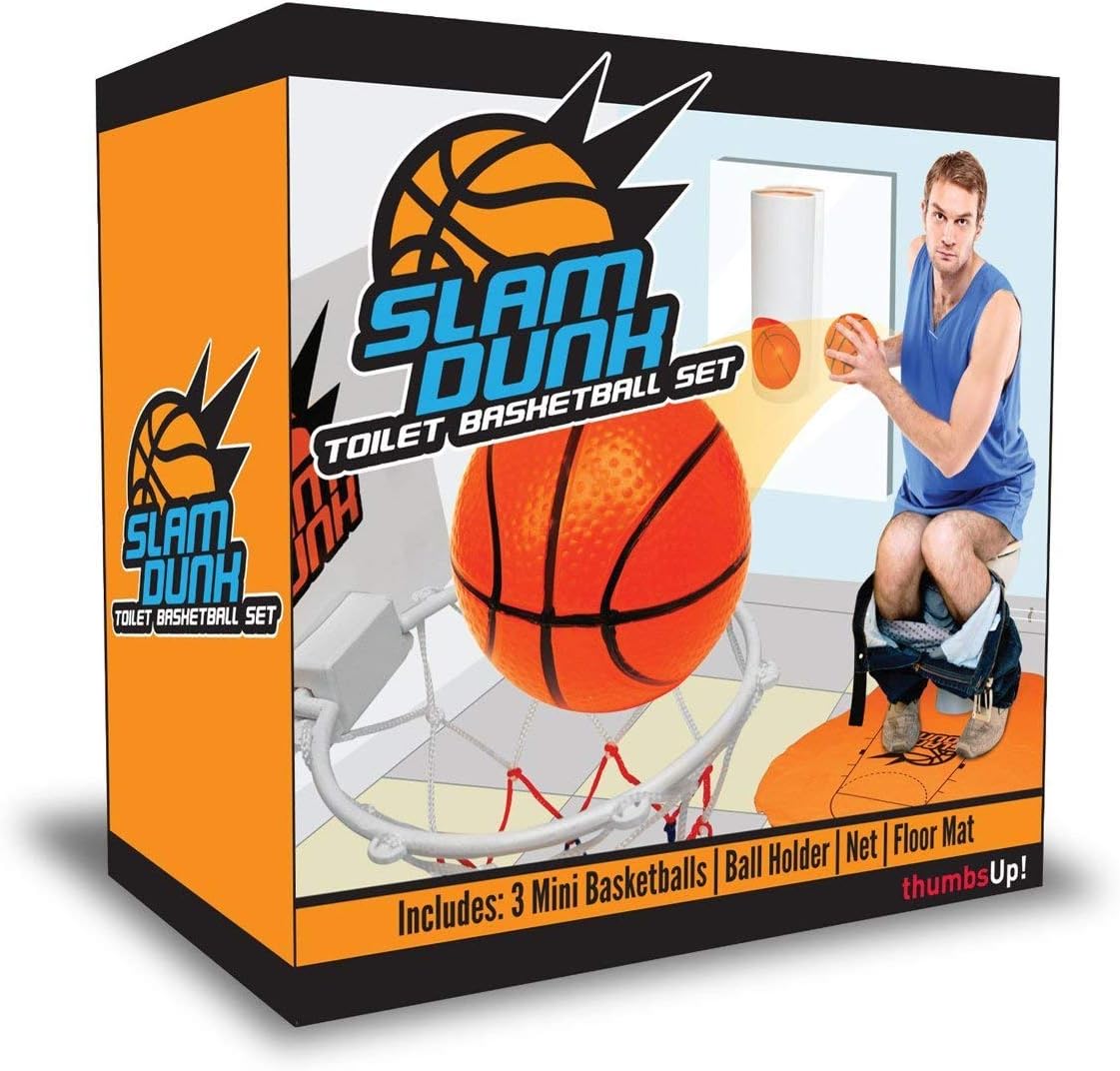 WC Basketball Set - Mini Toiletten-Spiel für mehr Spaß im Bad