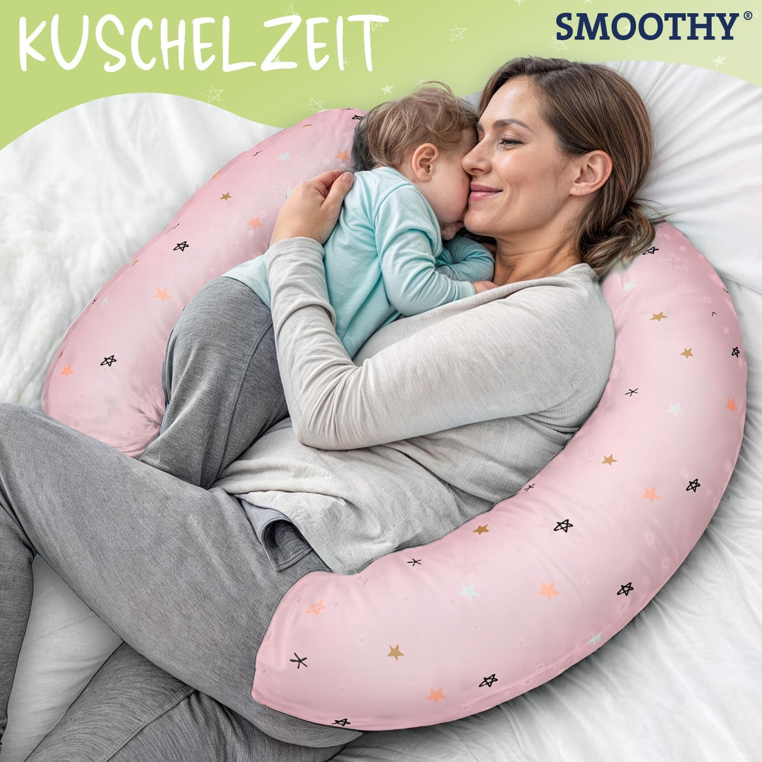 XXL Stillkissen & Schwangerschaftskissen für Seitenschläfer