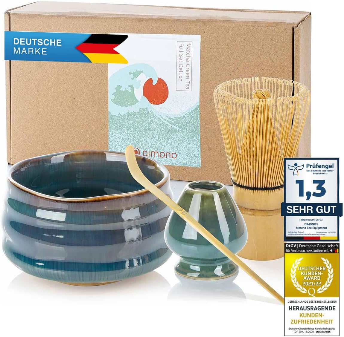 Luxus Matcha Tee-Set Deluxe - Traditionelles Teezeremonie-Set