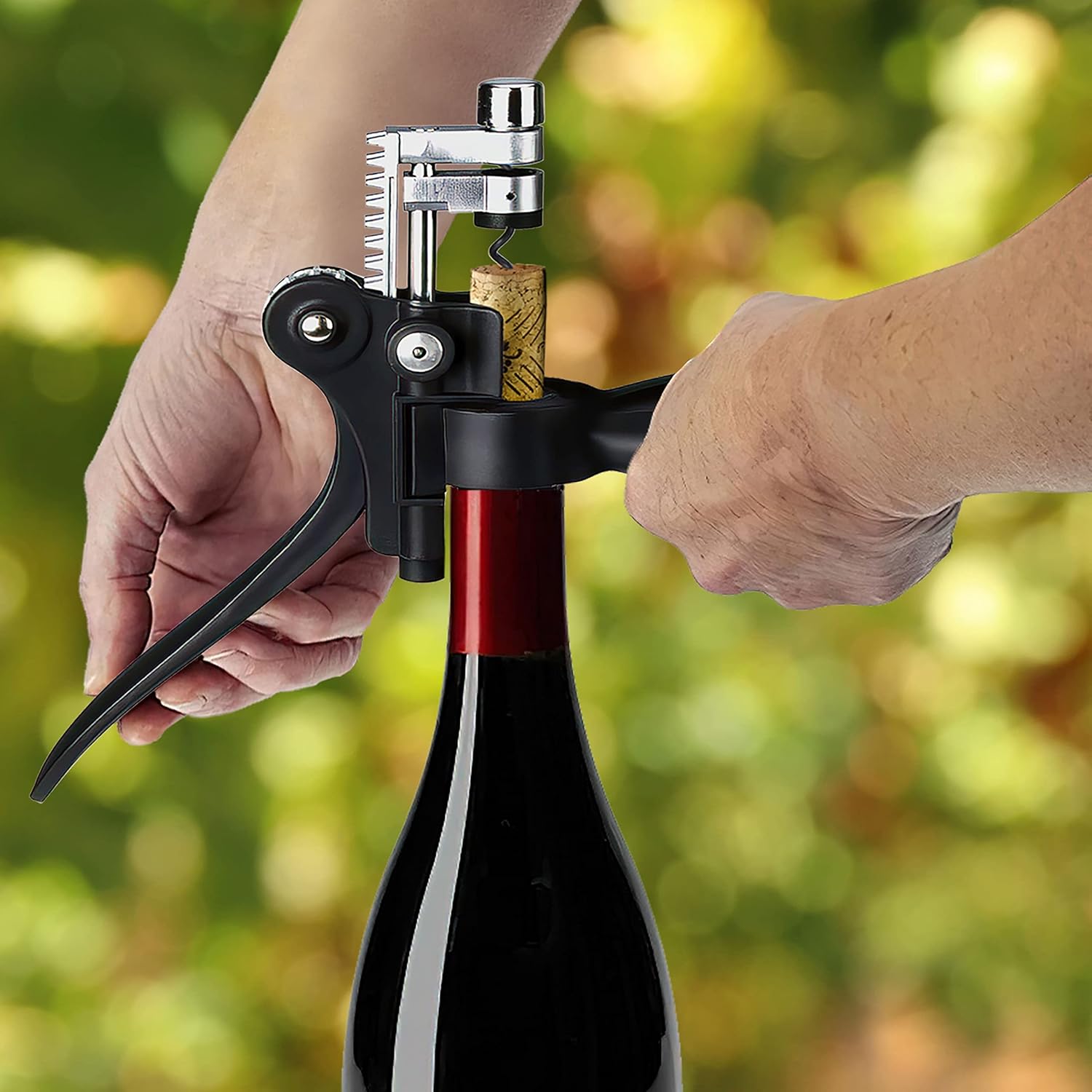 Profi Hebel-Korkenzieher – Müheloser Weinöffner aus Edelstahl