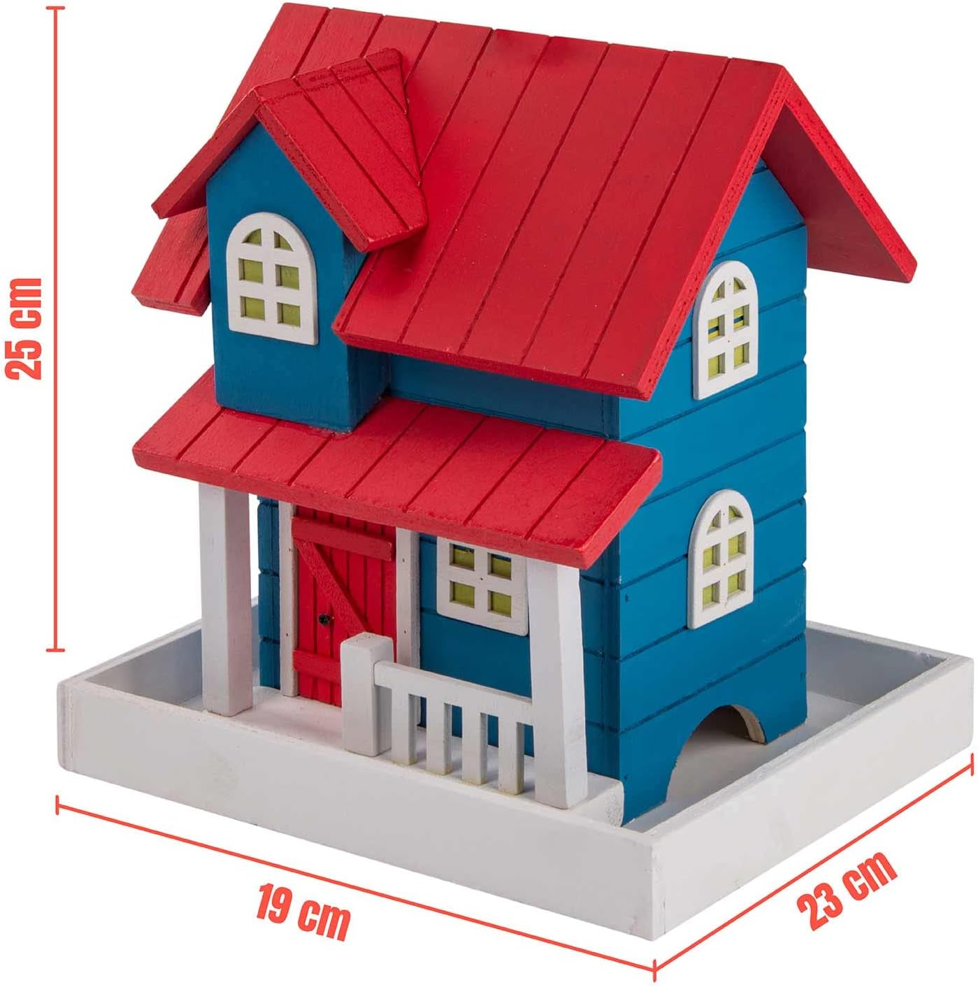 Luxus Vogelhaus im Landhaus-Stil - Fertig montiertes Futterhaus