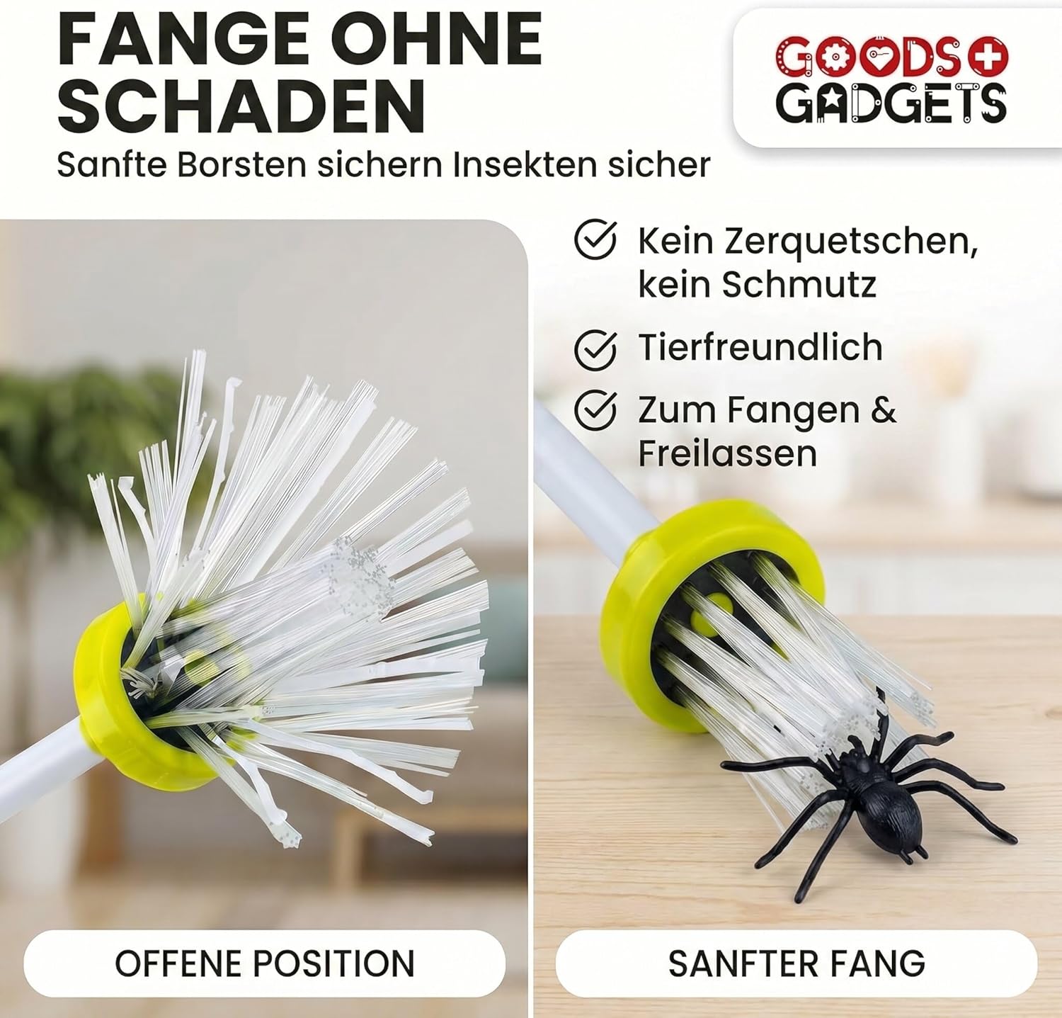 Spinnenfänger 60cm – Tierfreundlicher Insektenfänger für Zuhause