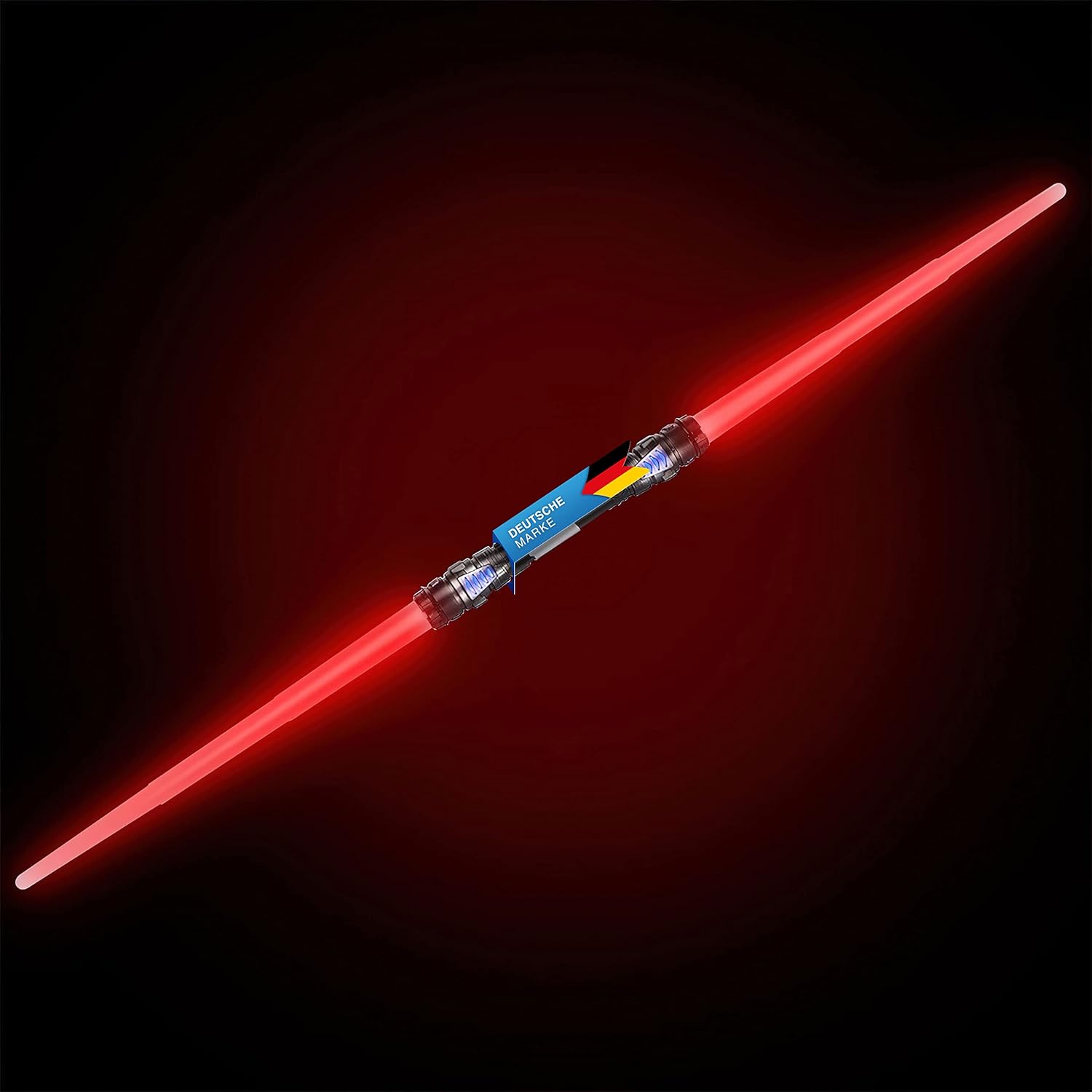 XXL Doppel-Lichtschwert 138cm mit Sound & Licht – Blau