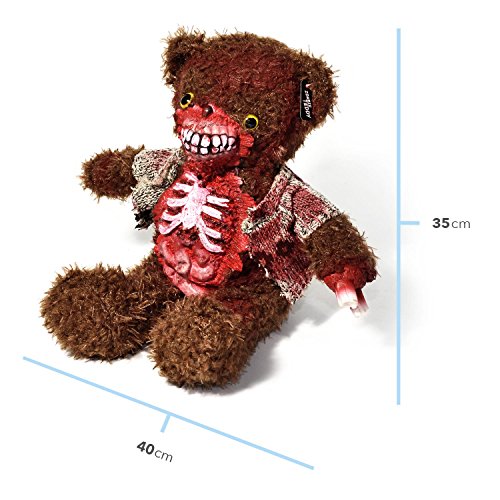 Zombie Teddy Gedärme Braun PT04