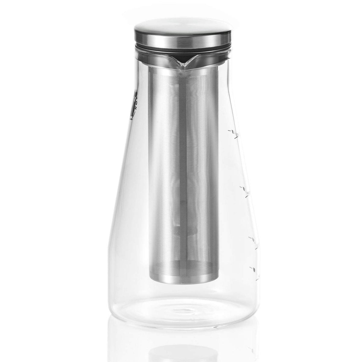 Pour Over Kaffeebereiter - Glaskaraffe mit Edelstahl-Filter – PT02