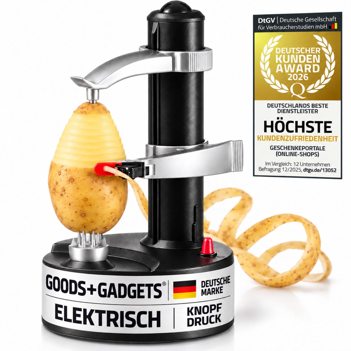 Elektrischer Sparschäler - Automatischer Kartoffelschäler & Obstschäler – Hauptbild