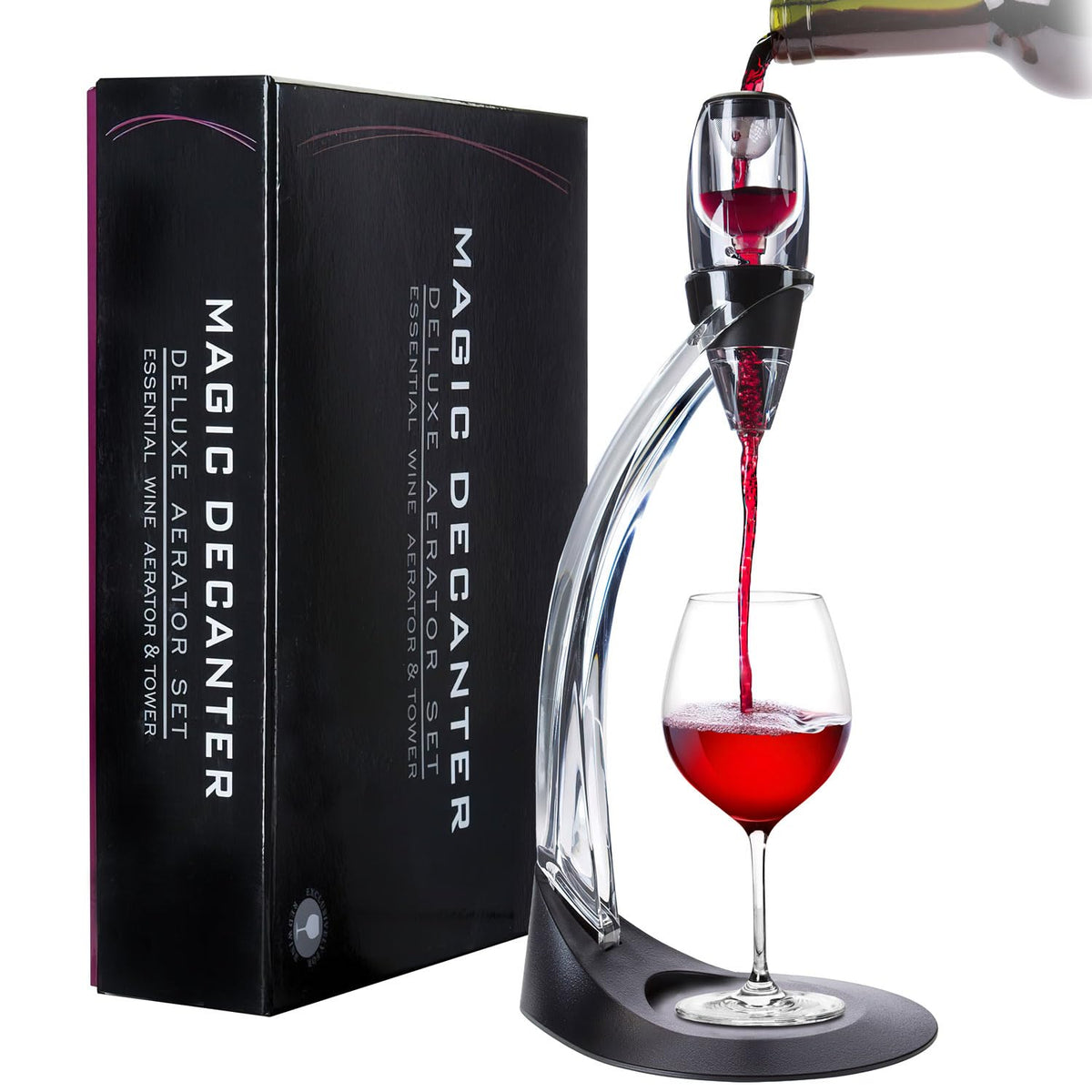 Weinbelüfter mit Ständer - Premium Wein-Dekanter für sofortigen Genuss – PT05