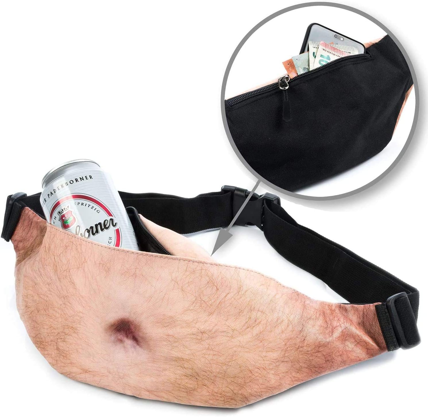 Bierbauch Bauchtasche – Witzige Dad-Bag für Party & Festival