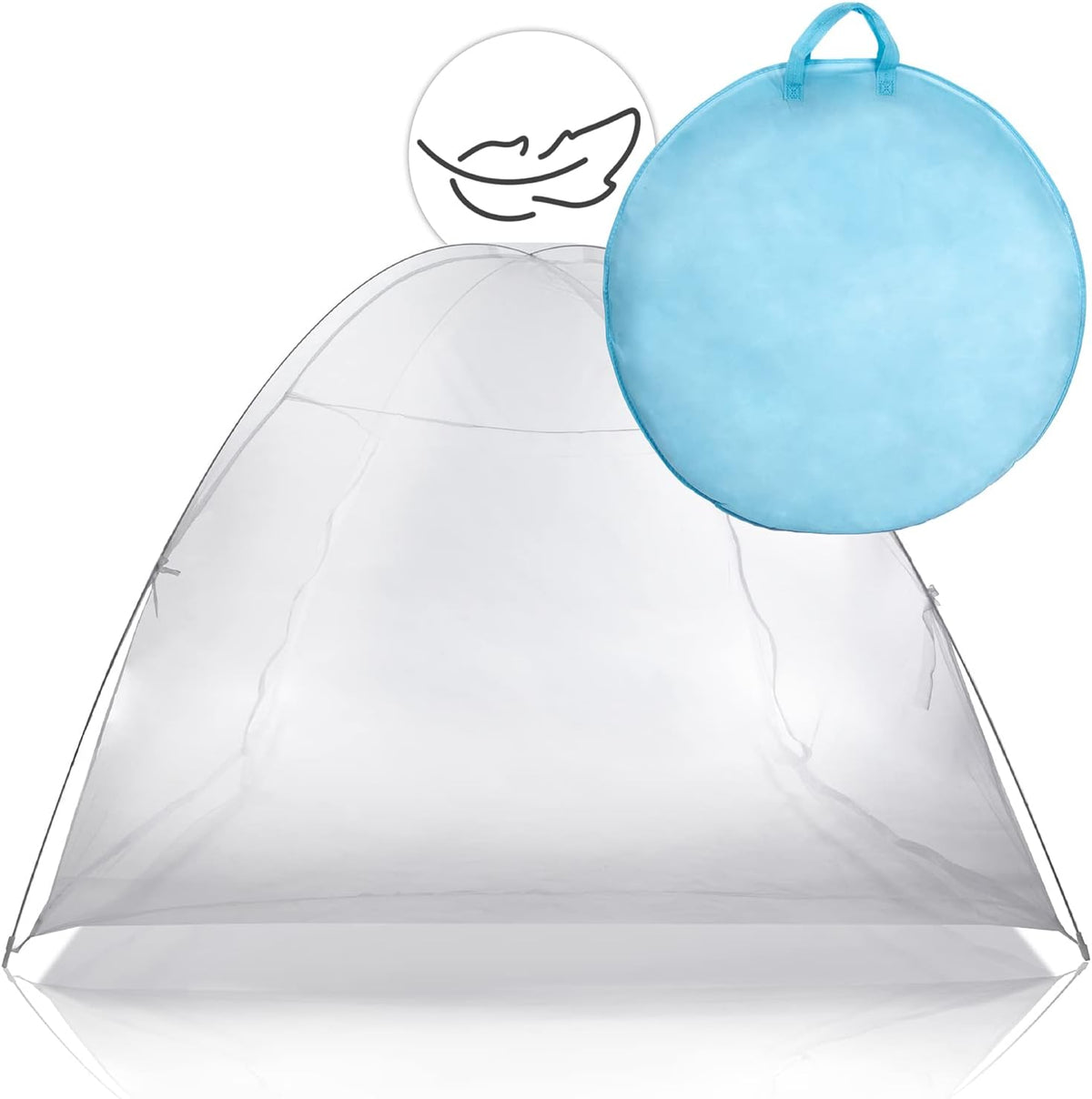 XXL Moskitozelt - Mobiler Insektenschutz für Camping & Reisen